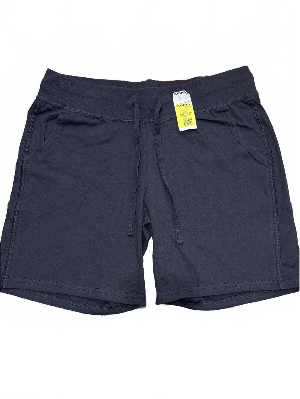 Hanes Black Casual Drawstring Shorts Size Small